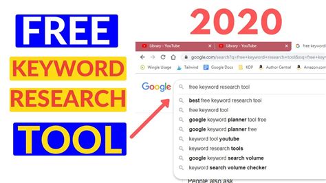 The Best Free Keyword Research Tool Youtube