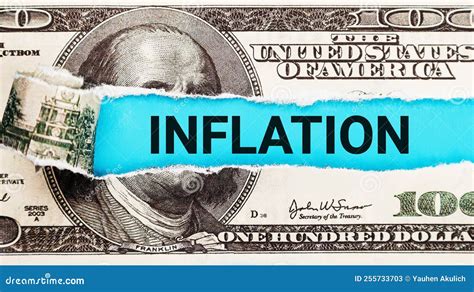 Inflation World Economics And Inflation Control Concept Torn Bills