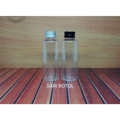 Jual BOTOL 100ML RF NATURAL TUTUP ULIR ALMUNIUM SILVER Shopee Indonesia