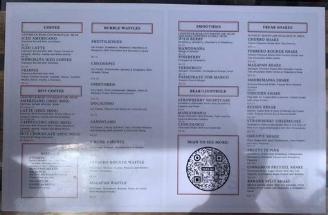 La Crepe And Ordinary Desserts Menu In Ogden Utah Usa