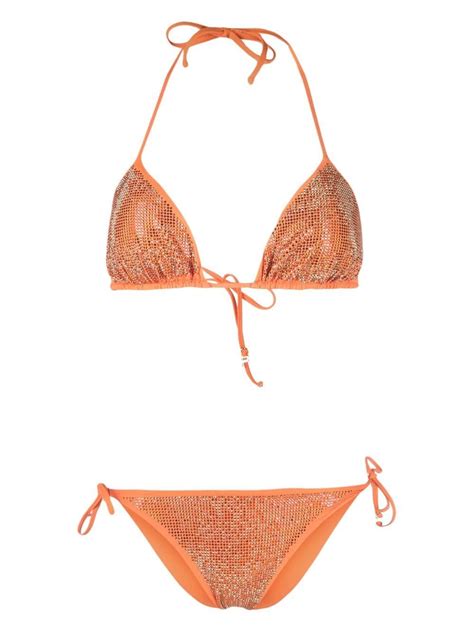 Fisico Crystal Embellished Bikini Set Farfetch