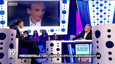 Présidentielle Eric Zemmour Officialise Sa Candidature Auvio