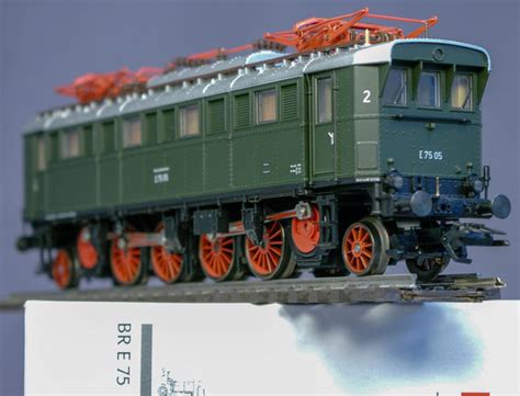 Märklin 34750 H0 Elektrolokomotive BR E 75 der DB mit DELTA Decoder. AC ...