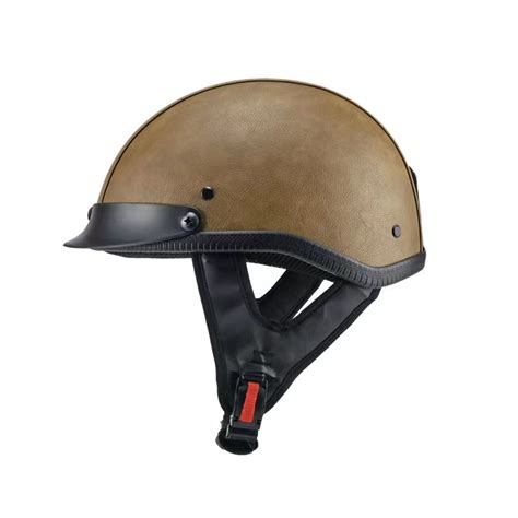 Vintage Retro Leather Half Helmet – Gear Rider