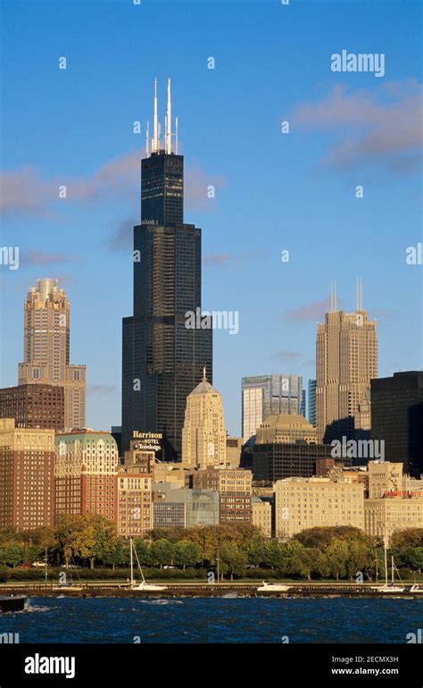 Chicago Skyline, Chicago, Illinois, USA Stock Photo - Alamy