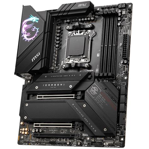Placa-mãe Am5 Ddr5 - Placa mãe AM5 / DDR5 - MSI MPG X670E CARBON WIFI (ATX) - Waz