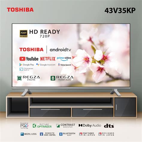 Promo Toshiba LED 43 43V35KP Android TV Frameless Diskon 6 Di Seller