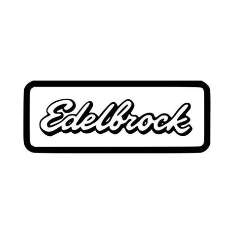Edelbrock Logo Sticker Decal Hot Rod Street Classic Muscle Car Etsy