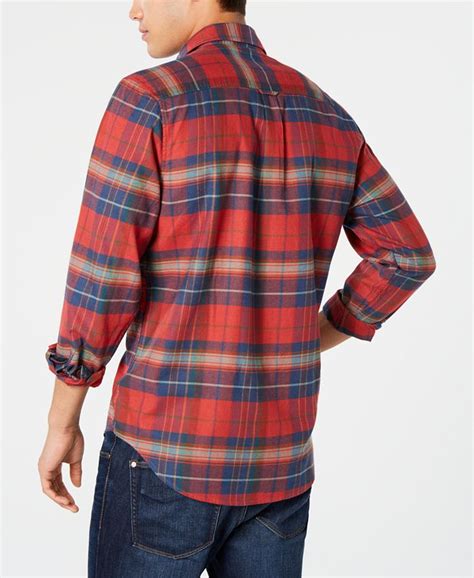 Lucky Brand Mens Regular Fit Plaid Shirt Macys