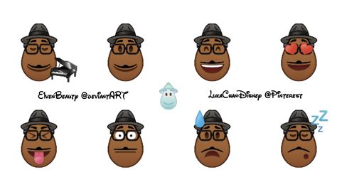 Joe X8 Also As A Soul All As Emojis Drawing By Disney Soul