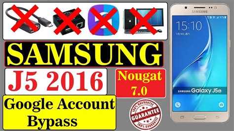 Bypass Google Account Samsung J Nougat Latest Trick Youtube