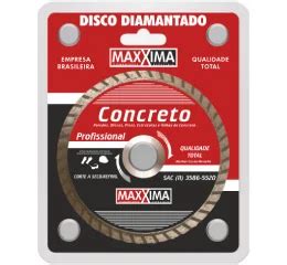 Disco De Corte Diamantado Maxxima Concreto Segmentado Big Mm