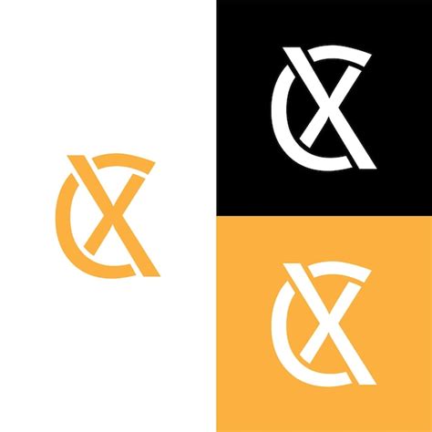 El Logotipo Del Vector Cx Vector Premium