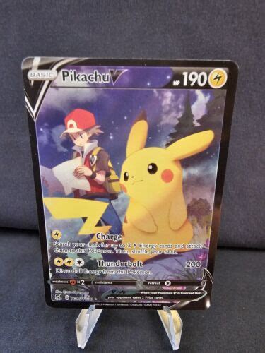 Pokémon TCG Pikachu V TG16 TG30 Full Art Ultra Rare Lost Origin Trainer