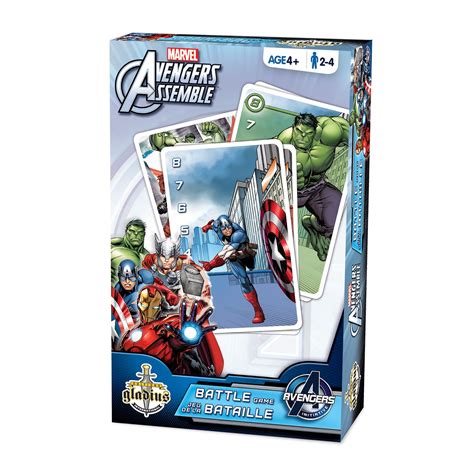 AVENGERS Jeu De Bataille ShopForGeek Jeu De Carte Marvel