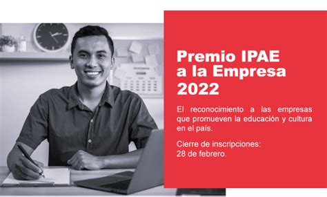 Ipae Acci N Empresarial Lanza La Convocatoria Para El Premio Ipae A La