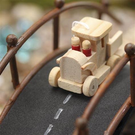 Miniature Wood Truck Wood Miniatures Unfinished Wood Craft Supplies