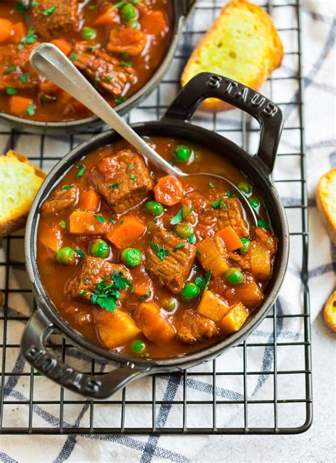 Crockpot Vegetable Beef Soup | Hearty Slow Cooker Beef Soup Recipe