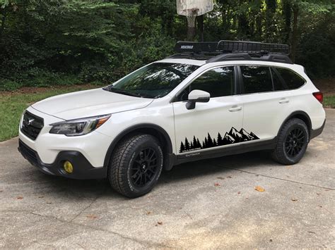 Subaru Outback Quarter Window Decal