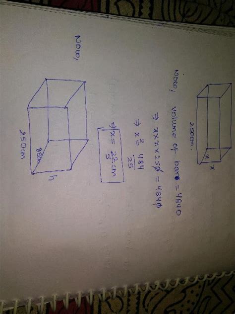 ( 2 . ( 1 ) ) A solid metal bar is in the shape of a cuboid of length 250( mathrm { cm } ) and ...