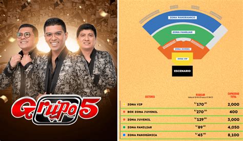 Grupo 5 En Arequipa Estas Son Las Entradas Que Quedan En Teleticket