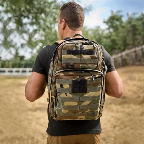 Tactical Rush Woodland Backpack L Levelfour Your