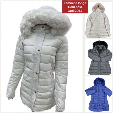 Jaqueta Bobojaco Feminino Forrado Puffer Inverno Impermeavel