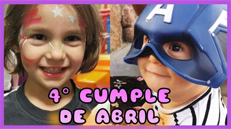 2023 10 10 Cumple Abril 4 años YouTube