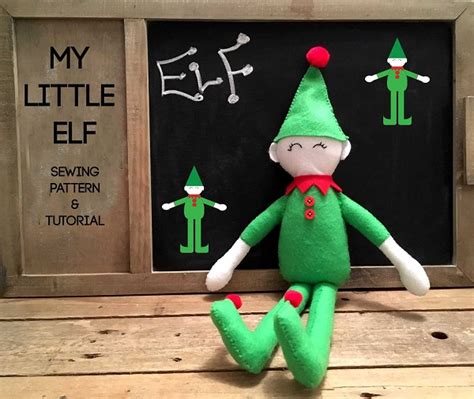 Free Pattern Little Elf Felt Doll Sewing