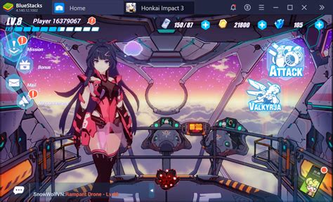 Mở khóa nhân vật nâng cấp trang bị trong Honkai Impact 3 BlueStacks