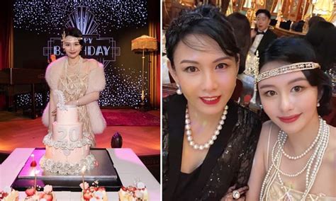 Ái nữ xinh đẹp của bom sex Hông Kông Khâu Thục Trinh tổ chức tiệc sinh nhật xa hoa cùng hội