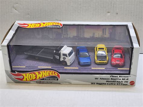 Hot Wheels Premium Fleet Street Jdm Diorama Gruponym Mx