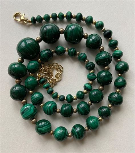 Malachite Kette Naturstein Kaufen Auf Ricardo