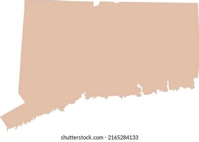 Vector Illustration Connecticut Map Stock Vector (Royalty Free ...