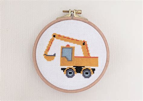 Digger Cross Stitch Pattern Digger Cross Stitch Pdf Pdf Cross Stitch