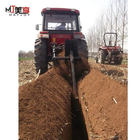 point tractor mounted trencher pto driven high productivity