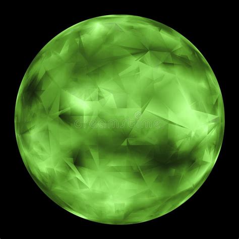 Green magic orb stock illustration. Illustration of glass - 18468978