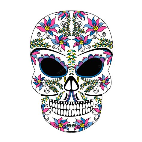 Premium Vector Ornate Skull Style Zentangl Doodle