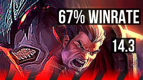 AATROX Vs DARIUS TOP 67 Winrate 8 2 7 Dominating KR Master