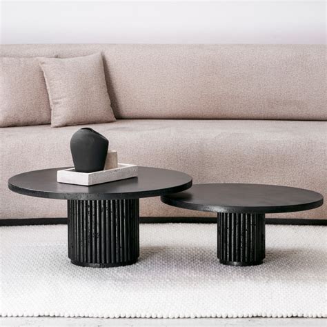 Duo Tessa Tables Basses En Travertin Kasbah Design