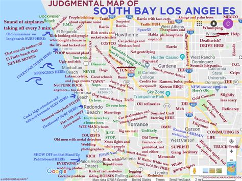 South Bay Los Angeles Map Time Zone Map | Images and Photos finder