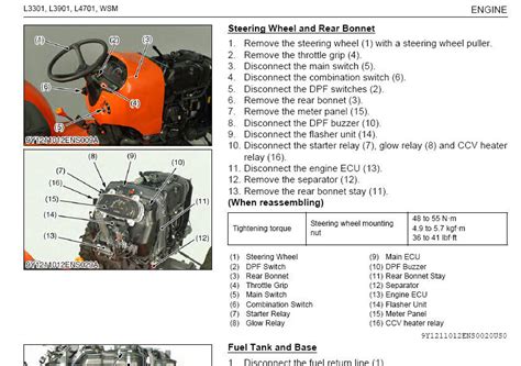 Kubota L3301 L3901 L4701 Tractor Service Manual Owners Wsm Computer Cd