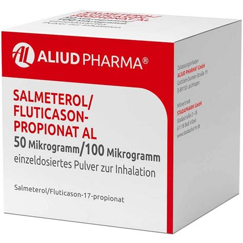 Salmeterol Fluticasonpropionat Al G G St Mit Dem E Rezept