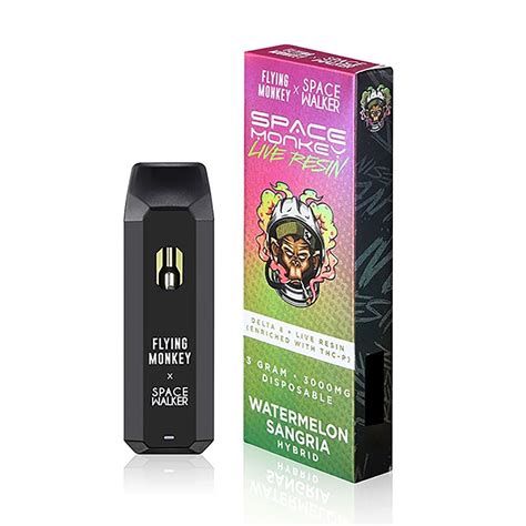 Space Monkey D8 THC P Live Resin Disposable Vape Watermelon