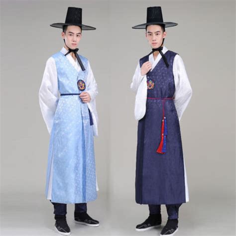 Hanbok Dress Korean Traditional Man Hanbok Set Groom Korean National