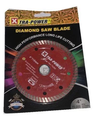 Mild Steel Xtra Power Diamond Saw Blade For Marble Size 4inch At Rs