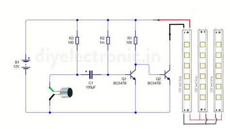 Music Reactive Led Strip Circuit Diagram Led Reactive Music