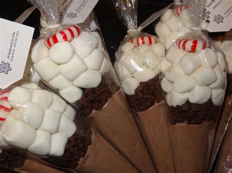 Individual Serving Hot Chocolate Cone Party Favors Christmas Skiing Sledding Valentines