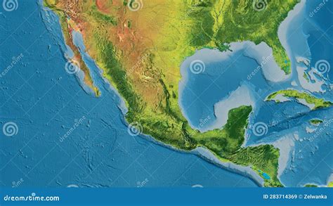 Mexico Area. Topographic Map Stock Illustration - Illustration of ...