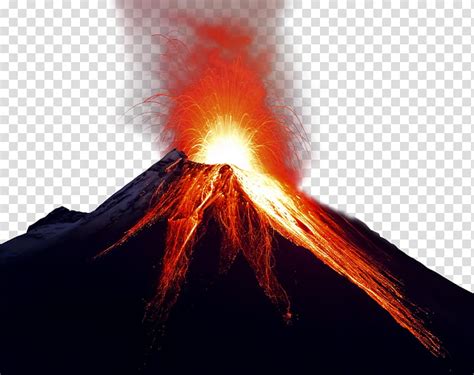 Volcano Volcanic Eruption Lava Painting Heat Flame Volcanic